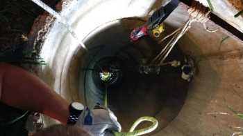 Virginia emergency officials rescue dog trapped in 35-foot well