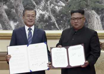 Koreas agree to seek to co-host 2032 Olympics; Kim promises to dismantle N-site if U.S. takes steps