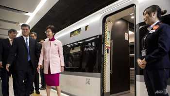 Hong Kong opens first bullet train link with mainland China