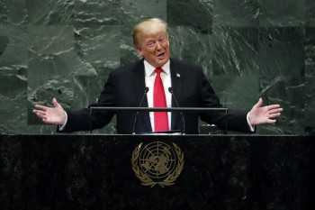 Trump challenges UN, boasting of America’s go-it-alone might
