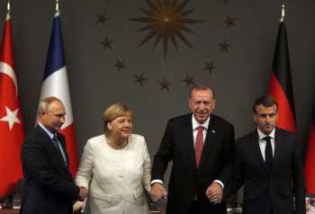 Syrians must lead peace efforts, leaders say at Turkey talks