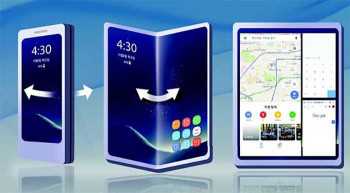 Samsung Unveils Foldable Smartphone Screen