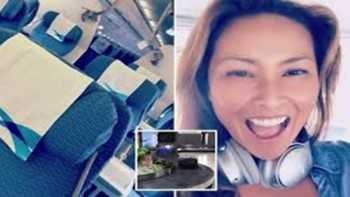 Woman finds she’s only passenger on board flight from Bangkok