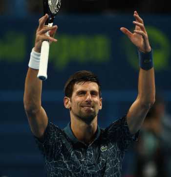 Djokovic wins first match of 2019 in 55 minutes