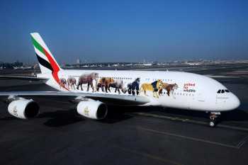 Emirates unveils Rugby World Cup 2019 livery on Airbus A380