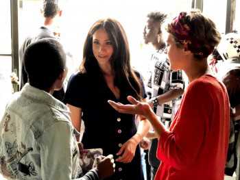 Meghan Markle picks up custom-made Tshepo jeans as she visits Johannesburg art studio