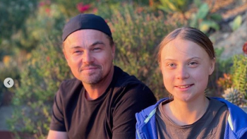 Leonardo DiCaprio calls Greta Thunberg 'a leader of our time'