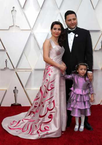 Oscars 2020: Waad al-Kateab's Arabic-inscribed dress leads best Middle Eastern talks about the Academy Awards