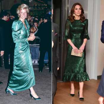 Kate Middleton wears 1980s vintage dress that appears like something Princess Diana could have worn
