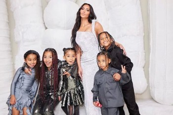 Kim Kardashian enjoyed a fun day with her children at Universal Studios