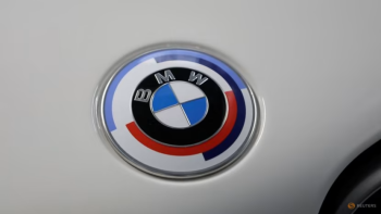 BMW skids into ice cream prang at Shanghai auto show