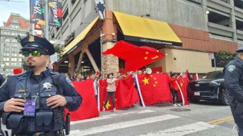 China supporters and protesters gather in San Francisco as Xi, Biden meet