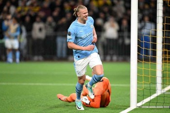 Haaland Double Gets Man City Closer To Last 16, PSG Bounce Back