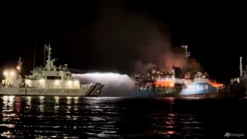 Philippine ferry fire leaves 12 dead, at least 7 missing