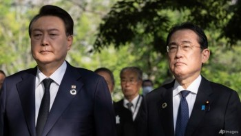 South Korea's Yoon thanks Japan's Kishida for his efforts to mend ties