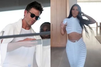 Tom Brady reportedly spoke to many women at the white party, not just Kim Kardashian