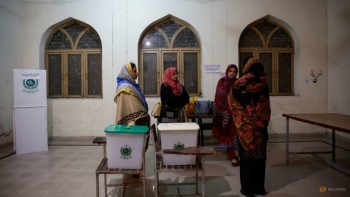 Pakistan begins voting with Khan in jail and Sharif tipped to win